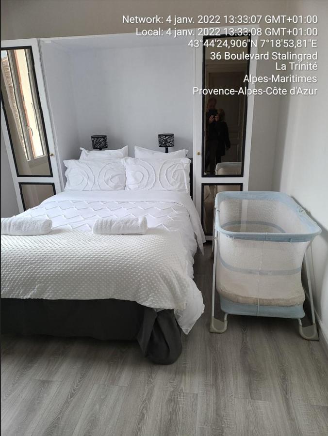 1 Chambre Paisible A La Trinite Proche De Nice Et Monaco Buitenkant foto
